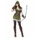 Costume d'archère en bois pour femme, Taille: X-Small