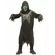 Zwart en groen reaper kostuum voor kinderen, Maat: 8–10 jaar (140 cm)