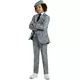 Mr. 20s Gangster Child Suitmeister-kostuum, Maat: 8–10 jaar (122–128 cm)