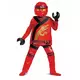 Deluxe Kai Ninjago® LEGACY kostuum - LEGO™ kind, Maat: 5–6 jaar (109–126 cm)