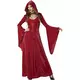Gothic rode jurk kostuum voor dames, Maat: Medium (40/42)