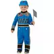 Déguisement pilote de voiture de course bleu bébé, Taille: 3–4 ans (97/117 cm)