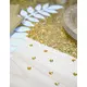 100 Petits confettis de table ronds dorés 0,6 cm, image 2