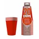 20 Gobelets américains carton recyclable rouges 53cl, image 2