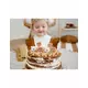6 Bougies d'anniversaire petits ours bruns et blancs 3 cm, image 2