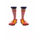 Rood met wit gestreepte kousen voor volwassenen, image 2
