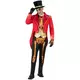 Déguisement Monsieur Loyal squelette homme, Taille: Medium