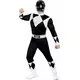 Power Ranger™ kostuum voor volwassenen zwart, Maat: Large
