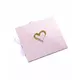 Gastenboek Mlle wordt Madame roze, wit en goud 22 x 19 cm, image 2