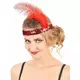 Rode charleston hoofdband voor vrouwen, image 2