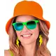 Visserhoedje neon oranje voor volwassenen, image 2