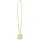 Goudkleurige hip hop ketting voor volwassenen, image 2