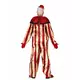 Rood en wit horror clown kostuum voor mannen, Maat: Medium (48–50), image 2