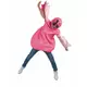Déguisement flamant rose enfant, Taille: 3–4 ans (92–104 cm), image 2