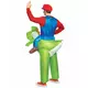 Déguisement gonflable Mario sur Yoshi Nintendo® adulte, image 2
