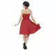 Rood rockabilly-kostuum uit de jaren 50 voor dames, Maat: Small, image 2