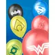 10 Ballonnen latex Justice League™ 25 x 32 cm, image 2
