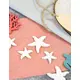 12 Witte Zeester Houten Confetti 3 en 2 cm, image 2