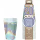 20 Amerikaanse regenboogkleurige recycleerbare kartonnen bekers 53 cl, image 2