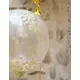 6 doorschijnende ballon met goudkleurige confetti, image 2