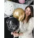 6 Ballons Happy New Year noir et or 30 cm, image 2