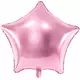 Aluminium pastelroze ster ballon, image 2
