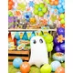 Witte aluminium spook ballon, image 2
