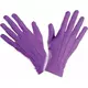 Korte paarse handschoenen voor volwassenen, image 2