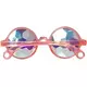 Lunettes rondes roses à prismes adulte, image 2