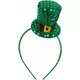 Mini chapeau haut de forme à sequins St Patrick adulte, image 2