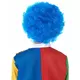 Blauwe clown pruik voor kinderen, image 2