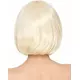 Luxe korte blonde pruik met pony voor vrouwen, image 2