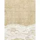Chemin de table en jute avec centre en dentelle 28 cm x 2,75 m, image 2