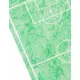 Chemin de table vert à motif terrain de football 30 cm x 5 m, image 2
