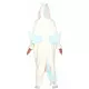 Combinaison licorne blanche et bleue adulte, image 2