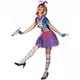 Déguisement arlequin pompons colorés femme, Taille: Small, image 2