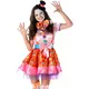 Déguisement clown à pois coloré femme, Taille: Small, image 2