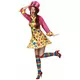 Clownskostuum met grote stippen voor vrouwen, Maat: Small, image 2
