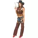 Cowgirl kostuum met chaps voor vrouwen, Maat: Medium, image 2