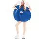 Déguisement de bonbon bleu adulte, image 2