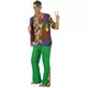 Déguisement Hippie flower power homme, Taille: Large, image 2