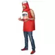 Tomaten ketchup kostuum voor volwassenen, image 2
