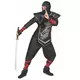Déguisement ninja dragon argentés homme, image 2