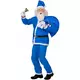 Verkleedpak Kerstman blauw voor heren, image 2