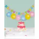 Guirlande lettres Happy Birthday en carton 150 cm, image 2