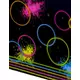 Nappe en plastique Glow Party noire 137 x 259 cm, image 2