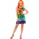 Déguisement sequins arc-en-ciel femme, Taille: Small, image 2
