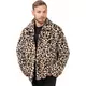 Manteau en fausse fourrure léopard adulte, Taille: Large, image 2