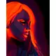 Fluorescerende oranje neon make-up 30 ml, image 2