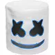 Masque DJ guimauve led bleu adulte, image 2
